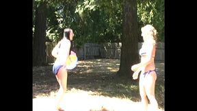 tracy & samara mae vintage girlfriends play in the sun sfw