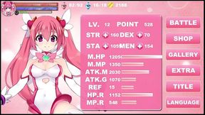 magical girl with pink hair gets fucked.hentai game.
