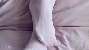 a busty teenager masturbates her creamy hairy pussy and has an intense orgasm
