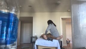"Legit Ebony RMT CAN'T Help Herself And Gives In To Asian Cock"