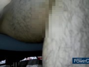 [anal contraction] [orgasm] [anal zoom in] I felt so good that my semen popped out.