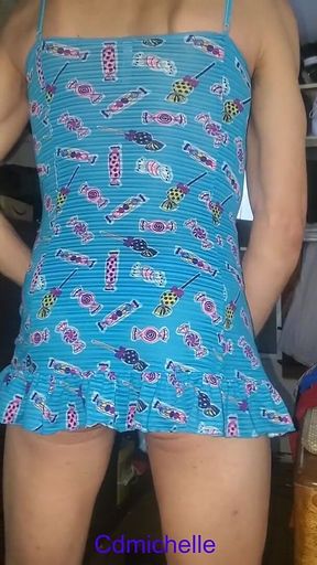 Crossdressers CD Michelle Wearing Sexy Lingerie