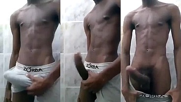 Dick cuddle Sexy black guy dick massage home made video