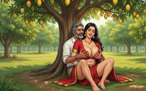 Mango Harvest Owner Getting Fresh Mango in His Farm