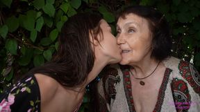 ISABELE and RAISA - Kiss me, step-grandma!