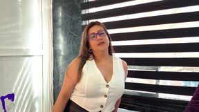 MILF Latina Amateur Secretary in Casting Cowgirl Doggystyle Cum Reveal Oral Sex Mature Erotic Real Couple