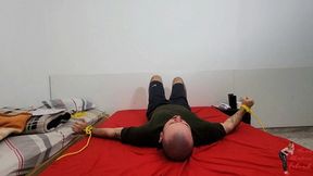 Farting, part 1, by Miss Ariel and Slave Rebbit Guy, (cam by Manu) FULL HD