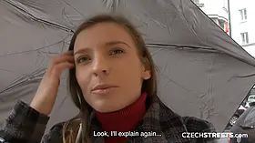 Diplomat with cum on her face (Czech Streets)