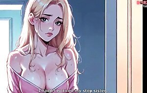 Futa shemale on female stepsister - bj on public beach full of people