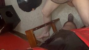 The complete domination of a naked cleaner Part 11 of 11 Final clip in this set