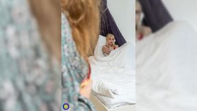 ”Are you masturbating right now?! I can lend you a helping hand! - Helen Volga & Iris Kiss Kiss”