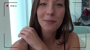 18 Year Old Brunette Tanner Mayes Petite Pussy Rammed At Sorority House