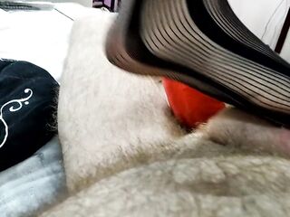 Outstanding ribald adventures of a aged redhead wench and her juicy holes, including her banging mouth