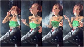 Smoking 6 Marlboro red at once