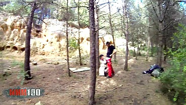 Hentai pussy in the middle of the woods