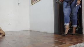 Whipped to shreds by the Amazon BBW Goddess Balbina