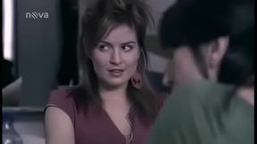 lesbian footsie under the table seduction