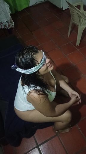 Stunning moment from &quot;I play riddles with my stepmom and she sucks it until her face is full of cum&quot;