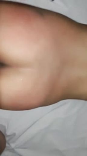 I warm up my stepdaughter so she gives me her little ass