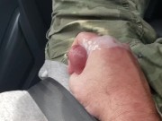 CAR JERKING CUMPILATION! BBC and bear jerk each other off in cars!