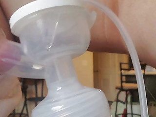 Sissy breast pumping