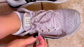 Taking off my EXTRA sweaty gym socks and shoes - HD