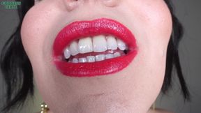 Beautiful Girl Smokes a Cigar - Ugly but Hot Lipstick