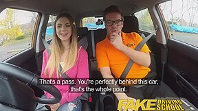 Naughty British Girl Seduces Her Driving Instructor