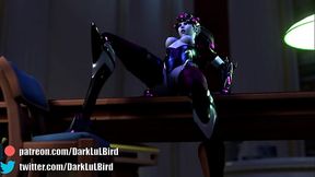 Widowmaker in Volskaya library Overwatch