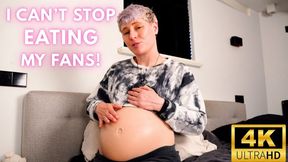 I Can't Stop Eating My Fans! Jaq Quicksilver swallows you whole in this POV same-size vore fantasy featuring belly expansion and rubbing, burping, and mindfuck dialogue - 4k mp4
