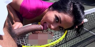 Kiara Mia deepthroat gag