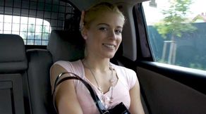 Blonde slut fucks her driver