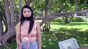 Asian Mina Moon's Outdoor Sexual Encounter, XXX Video