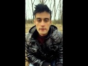 I found straight friend´s condom after night picnic, so I enjoy his cum