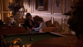 classy brunettes jezebelle bond and nikki nievez share a studs cock and cum