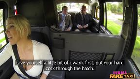 Female Fake Taxi - Wild New Driver Plays a Game of Dare in a Car & Takes a Multiple Facial to Finish