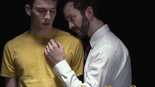 Cain marko and tyler tanner: sexy suited bearded dilf dominates trembling twink - boys, gapping, virgin boy!