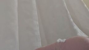 Creamy Caress: Sensual Foot Lotioning Up Close????????????