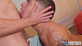 BAREBACKTHATHOLE Ethan Chase Wrecks Angel Santana Tight Hole