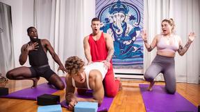 ”Yoga class gone wild - Felix Fox & Clark Delgaty”