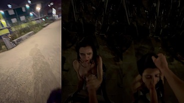 Public blowjob in the center of Amsterdam