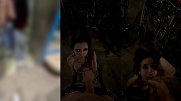 Public blowjob in the center of Amsterdam