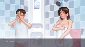 step sister and anon make hot seen in summertime saga part 9