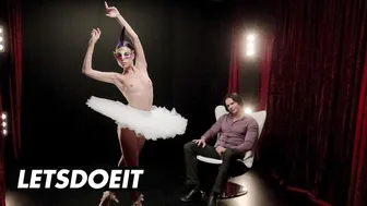 Masked brunette Jessica X enjoys a wild fetish fuck in glamorous style