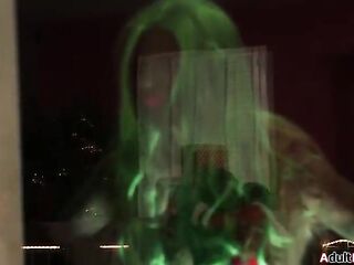 The Grinch appears to be to be without luck 'cuz even trapped this babe couldn't stop the pair to screw.Tiny Amber Ivy is licked and sucks her lads large dick