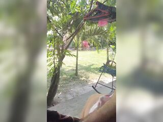 This guy likes the adrenaline rush and cums quickly when I jump on his penis during the time that somebody is coming over