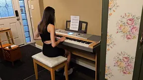Techer fucked a piano student