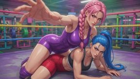 Female Wrestling Stories #8: Confessions of the Pink-Braided Ring Queen