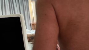 Sex with 3 men by the pool