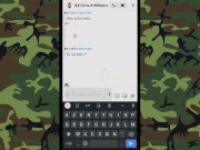 Un Militaire Français Hétéro m'écrit pour devenir Soumis !